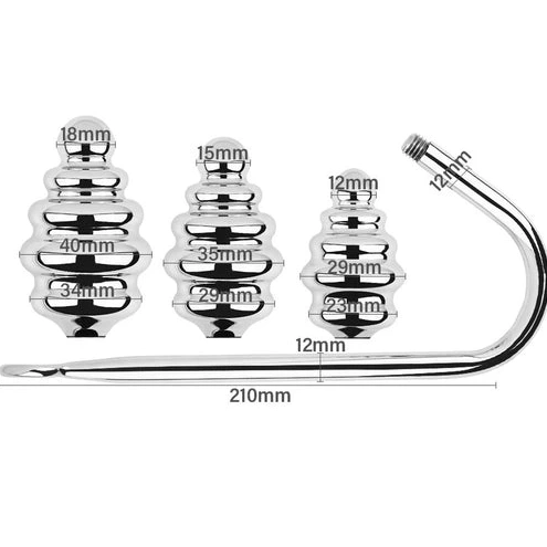 8826 Screw-in Hook Ribbed GreatBenefit Set Anal 1222